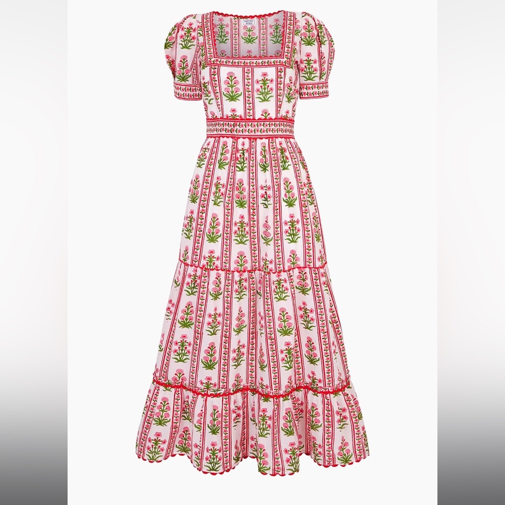 Pink City Prints - Ruby Buta Evelyn Dress